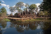 Banteay Srei temple - the 2nd enclosure from the moat